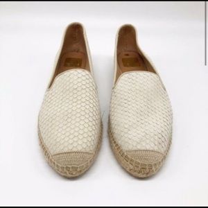 KANNA Dora Snake Embossed Espadrilles